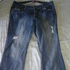 Torrid lightly distressed jeans